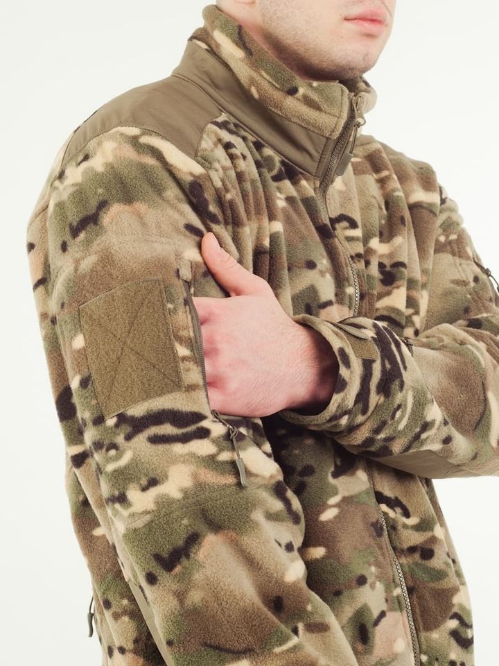 Кофта флисовая тактическая (мультикам)