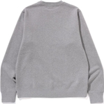 A Bathing Ape Bathing Ape Faded Printed Sweater серый