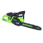 Цепная пила аккумуляторная Greenworks GD40CS20XK5 Арт. 2008807UG, 40V, 40 см, 2000 Вт, бесщеточная, c 1хАКБ 5 Ач И ЗУ