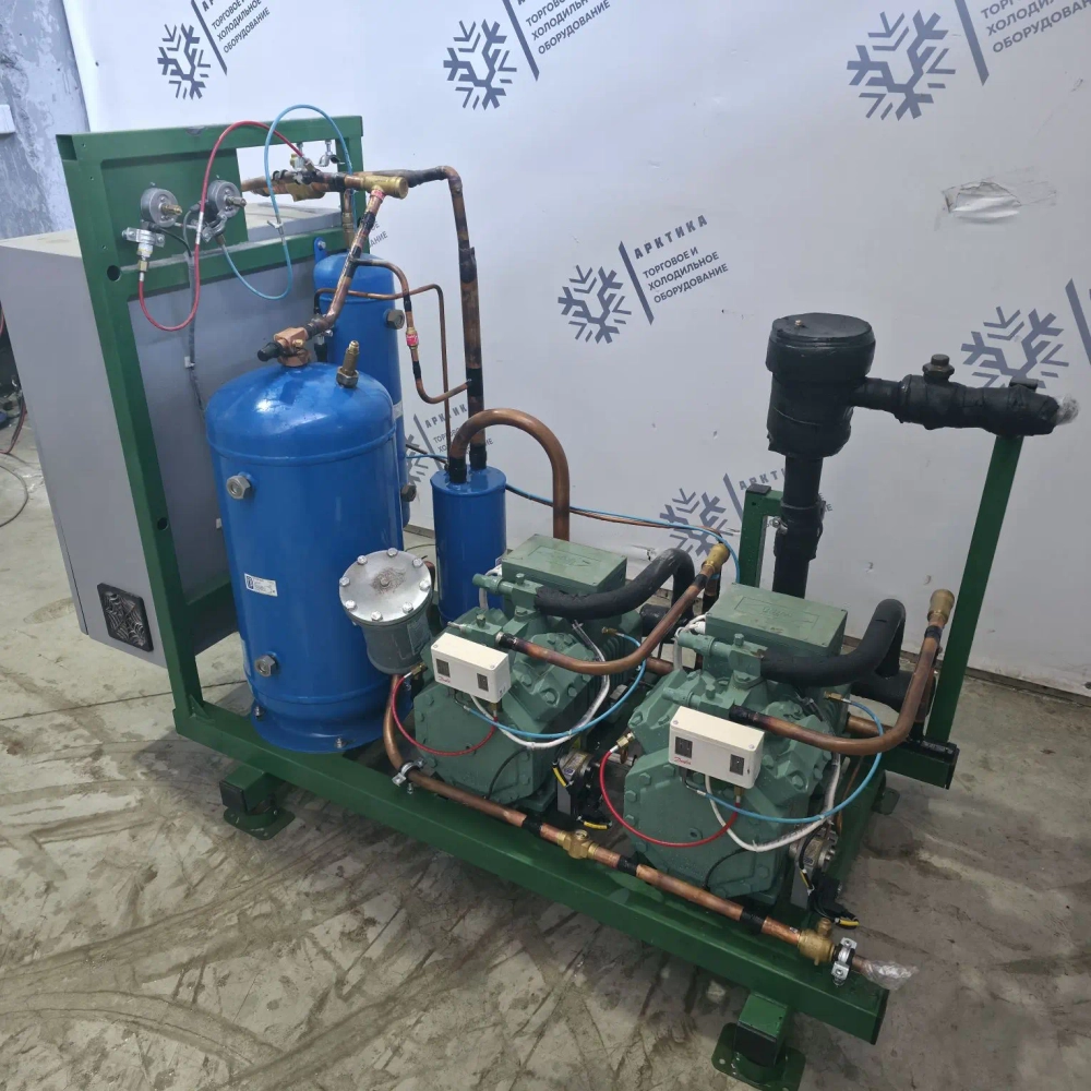 ЦХМ на базе Bitzer 4СES-6Y-40S (Зеленый 2 агрегата)