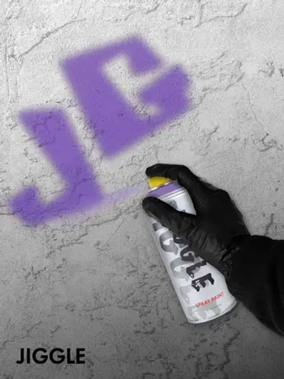 Аэрозольная краска для граффити в баллончике JIGGLE PRO суперматовая, 520 мл, LILAC / Сирень