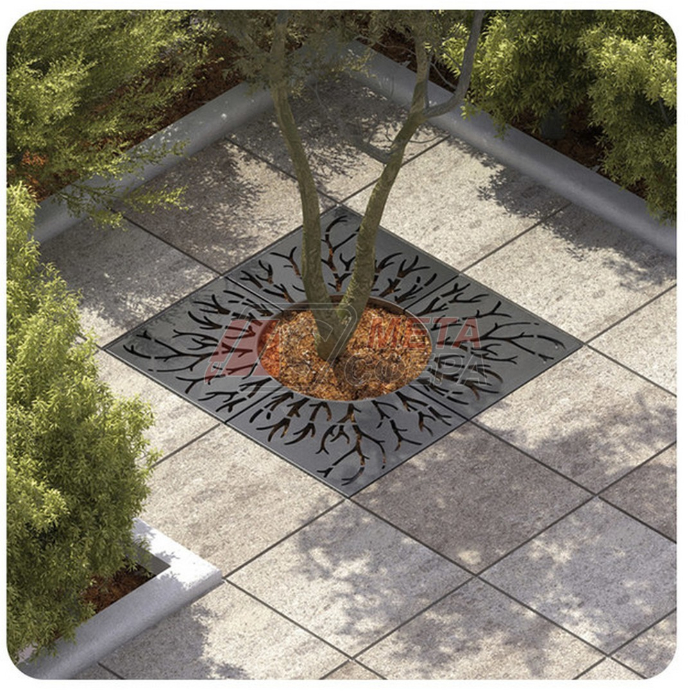 Приствольная решётка  Корни