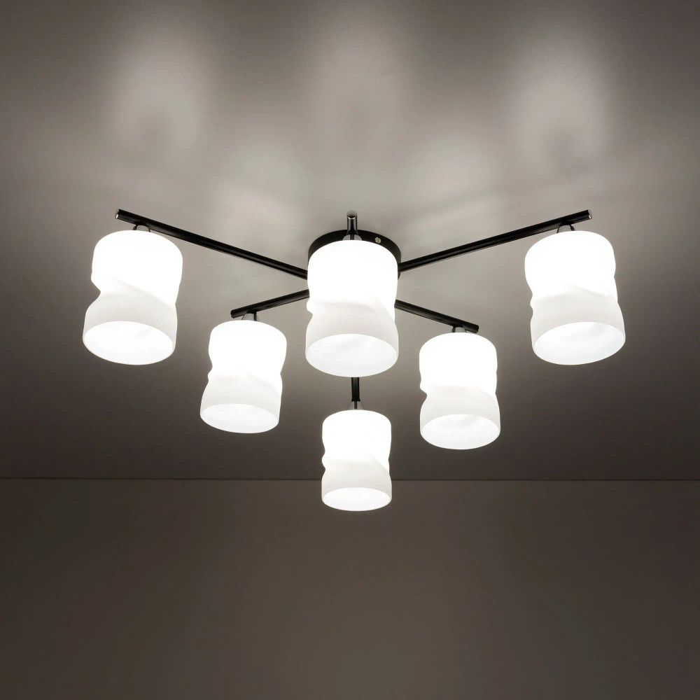 Citilux Нильс CL132165 Люстра потолочная Чёрная