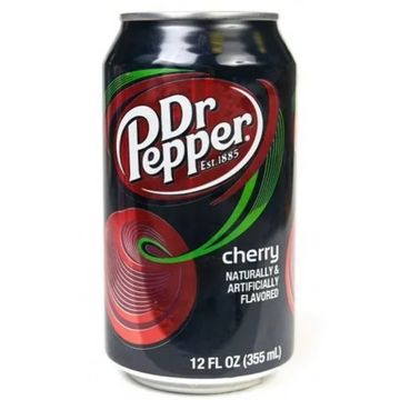 Газированный напиток Dr Pepper Cherry со вкусом вишни, 355 мл (Америка)