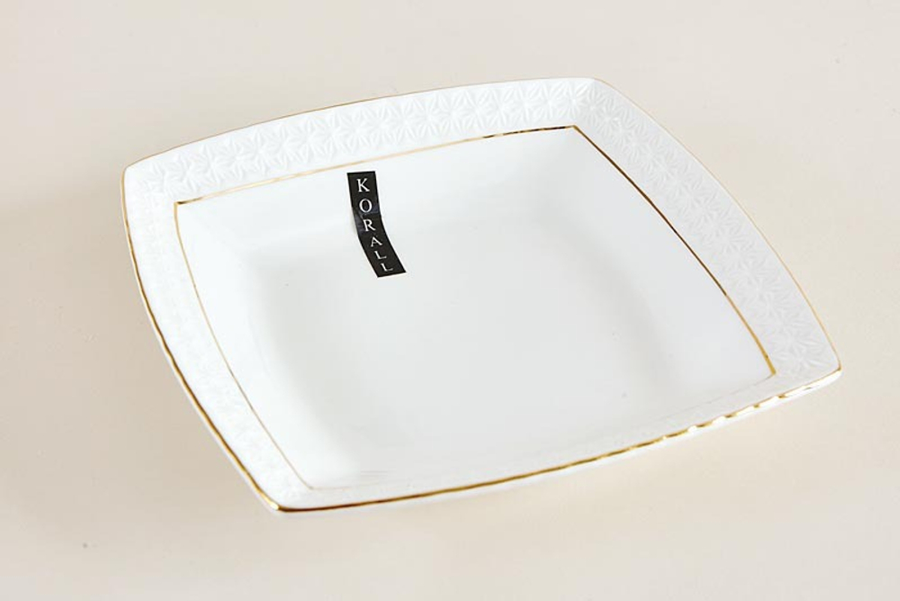 Тарелка суповая 610мл/19см ф.квадр. CS223719-A