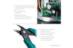 Прецизионные бокорезы KRAFTOOL Slim 125 мм 220017-4-12