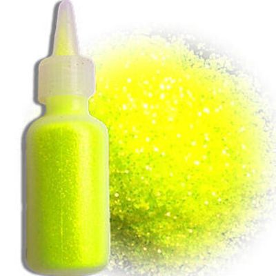 Жёлтые неоновые блёстки 15 гр