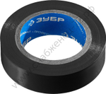 ЗУБР Электрик-10 15 мм х 10 м черная, Изоляционная лента ПВХ, ПРОФЕССИОНАЛ (1233-2)