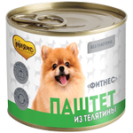 Мнямс Консервы для собак Паштет из телятины "Фитнес", 200 гр.