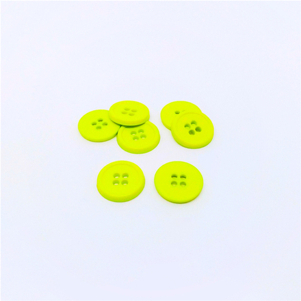 Пуговица №304,15мм, 4пр (цв.салат.)