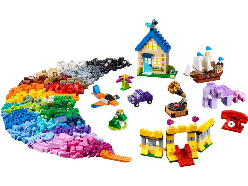 LEGO Classic: Кубики, кубики, кубики! 10717 — Extra Large Brick Box — Лего Классик
