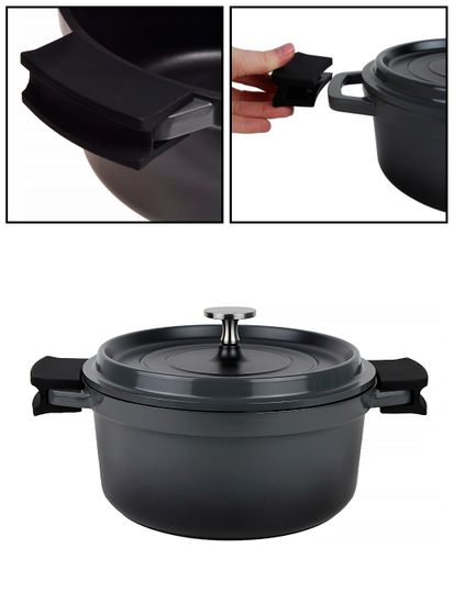 Кастрюля 2,5 л. Kamille KM 4456 серия FRANCE из литого алюминия с антипригарным покрытием