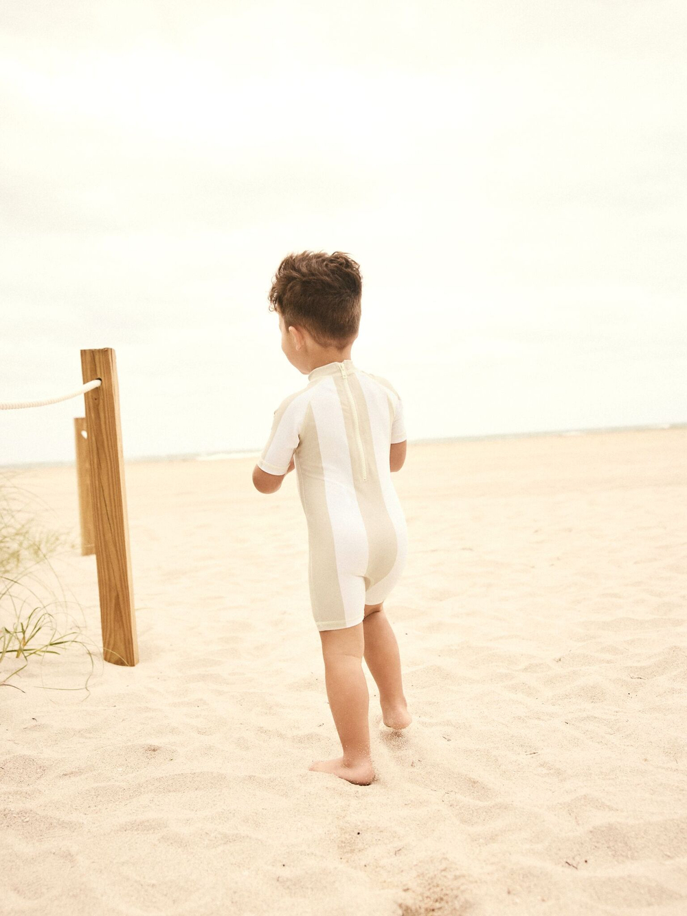 Костюм плавательный слитный для мальчика Next E22-303, Бежевый