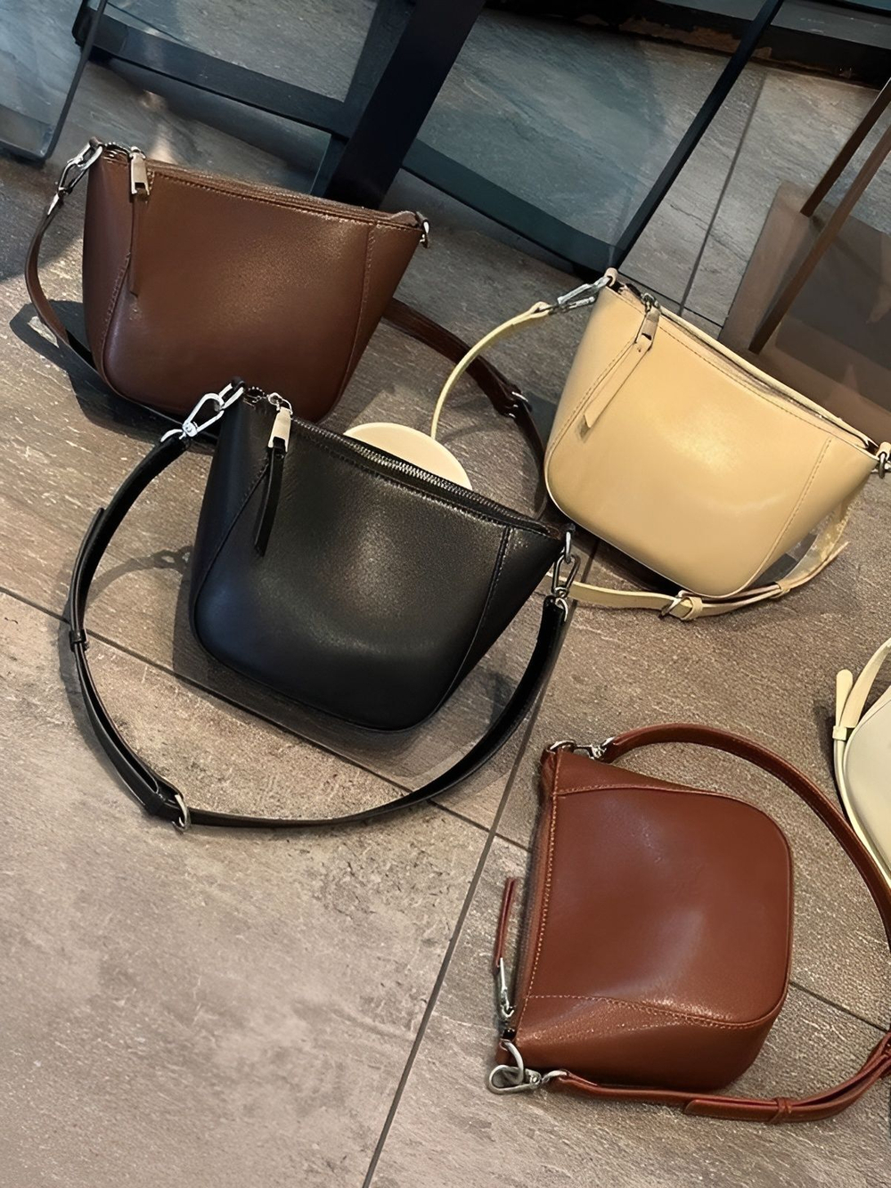 сумка женская натуральная кожа через плечо кросс боди маленькая