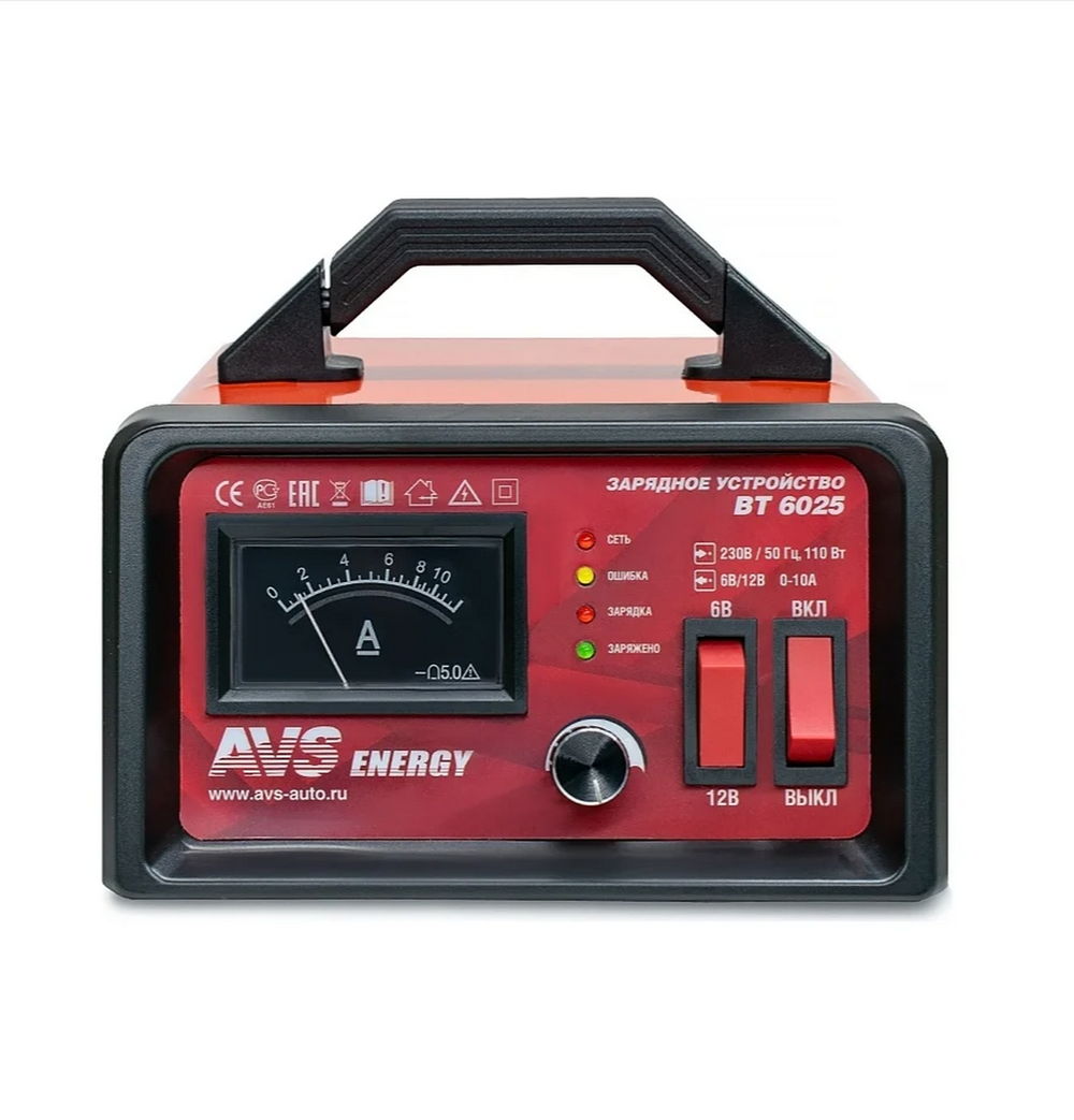 Авто зарядное уст-во для аккумуляторов AVS Energy BT-6025