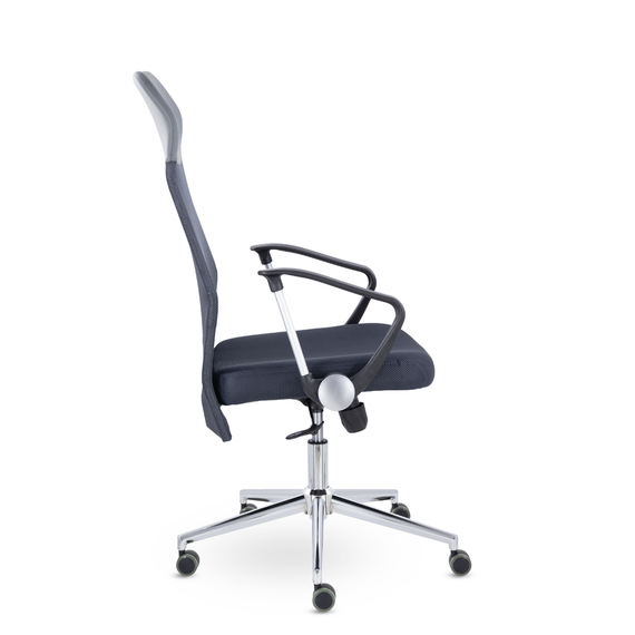 Кресло МС-040 Директ Лайт В хром Ср Z71/TW-72/Е72-к (серый)