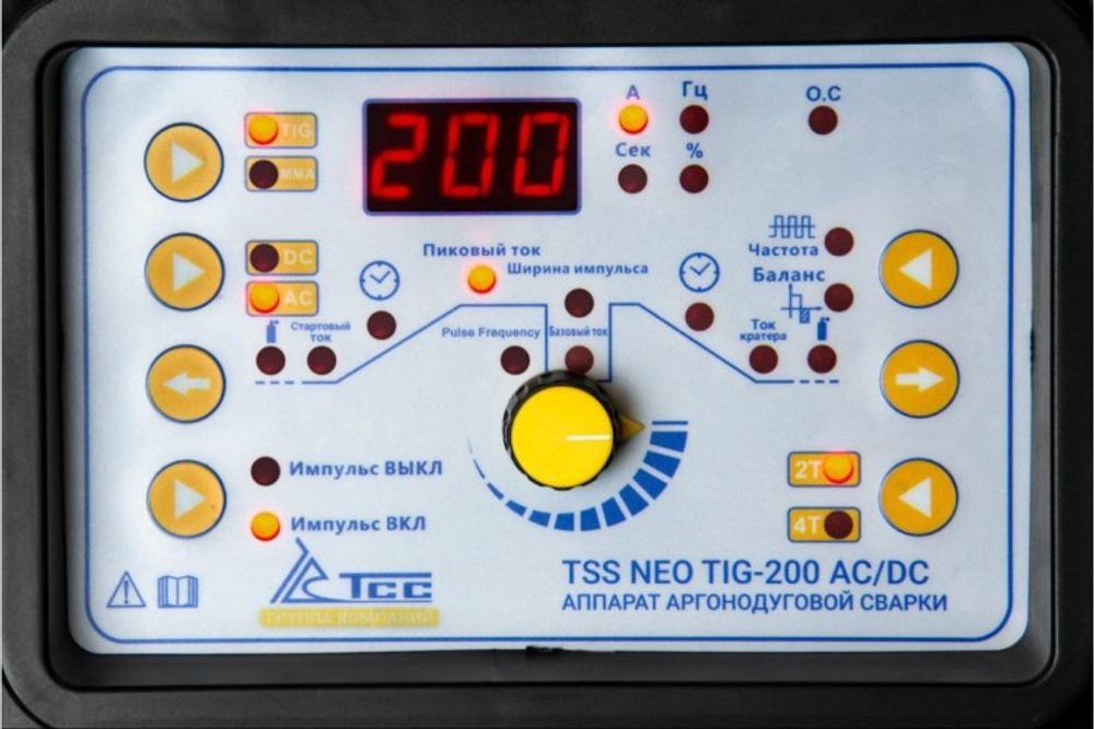 Аппарат аргонно-дуговой сварки ТСС NEO TIG-200 AC/DC 033313