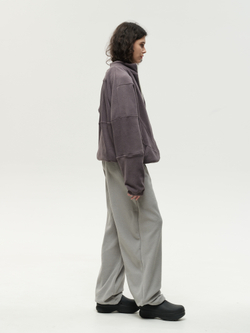 Zip-Up Sweatshirt Grey Excalibur