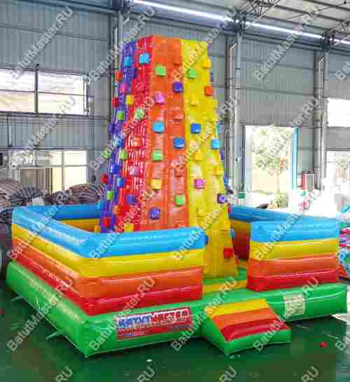 Скалодром "Утес" разноцветный 5*5*5 м