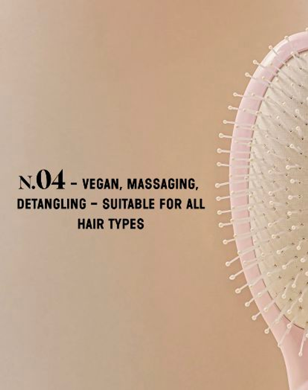 La Bonne Brosse Массажная расческа для волос N 04 Miracle Detangling and Massaging Brush - Pink