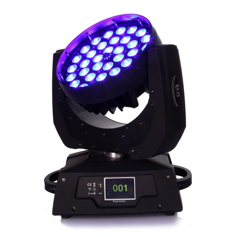 Вращающаяся голова Led Wash zoom 36*18w (RGBWA+UV)