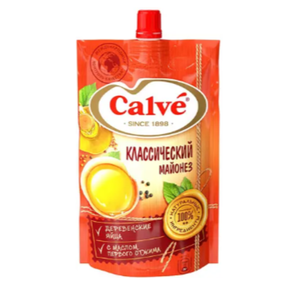 МАЙОНЕЗ КЛАССИЧЕСКИЙ 50% 400ГР CALVE