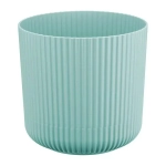 Кашпо ВЕЛЬВЕТ D160мм 2,5л с пристегнутым поддоном Морская волна