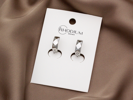 Швензы-Кольца "Грани" 14мм, с петелькой (уценка)