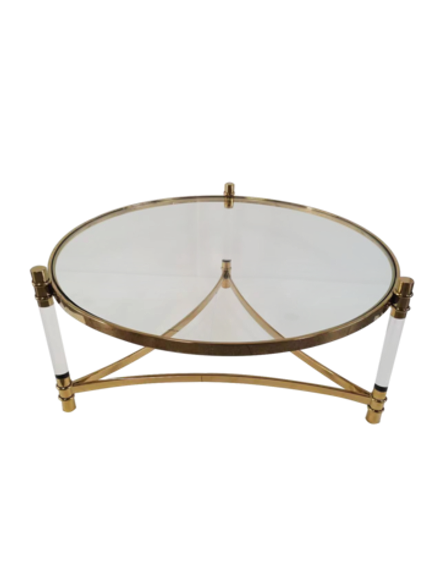 Стол журнальный Ist Casa Эклект, 104х104х46см, золото