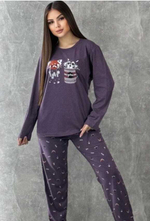 Пижама женская штаны+футболка дл/р ШФД0013 (норма)