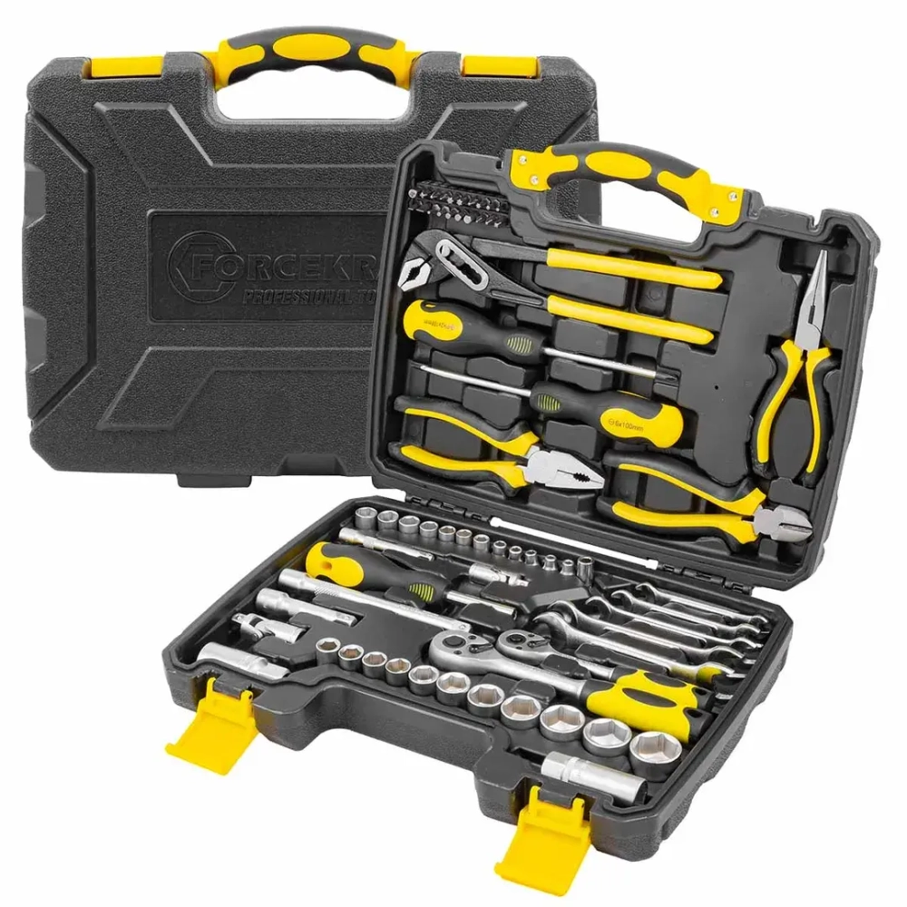 Набор инструментов 65пр. 1/4''3/8''(6гр.)(4-24мм) FORCEKRAFT FK-3651