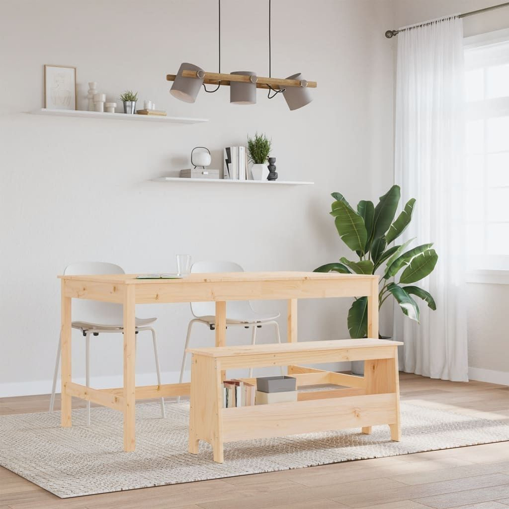 Обувница для прихожей100х28х45, Пэрйохан, скамья с местом для хранения, стул детский, массив сосны, натуральной отделке, Dipriz