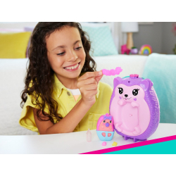 Polly Pocket - СЕМЬЯ ЕЖИКОВ Компактная сумочка + набор для игры JBJ91