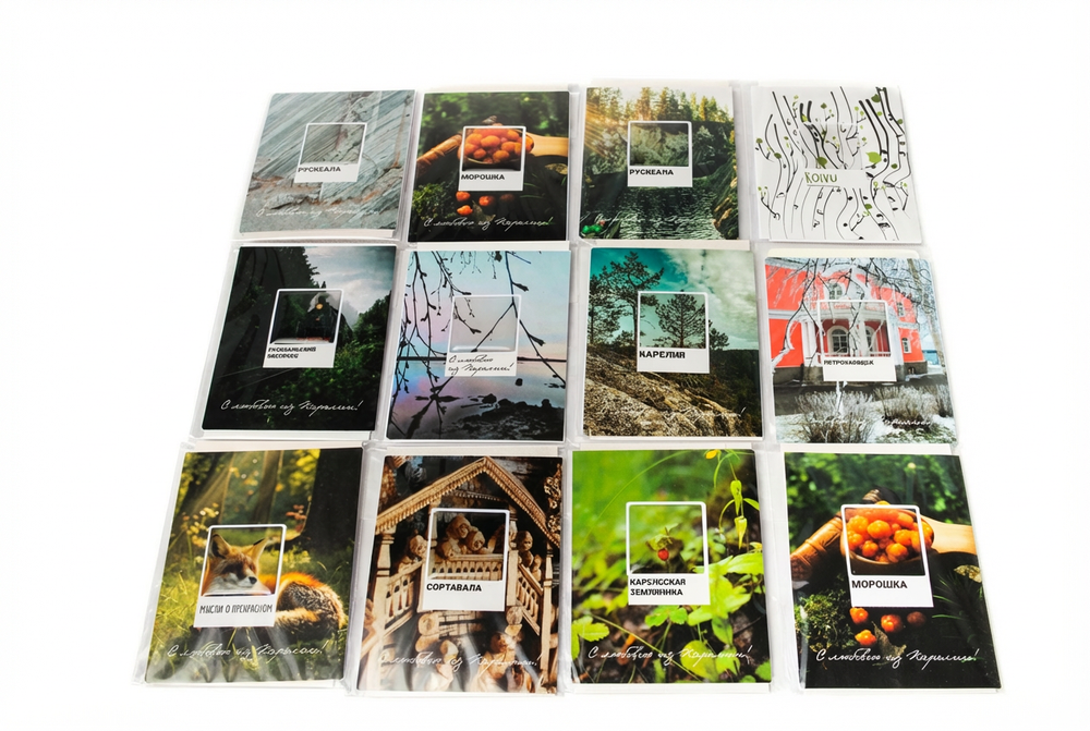 3D стикеры с открыткой