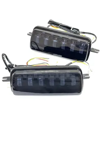 Диодные надфарники Нива 4х4/Легенд с ДХО (11 линз)