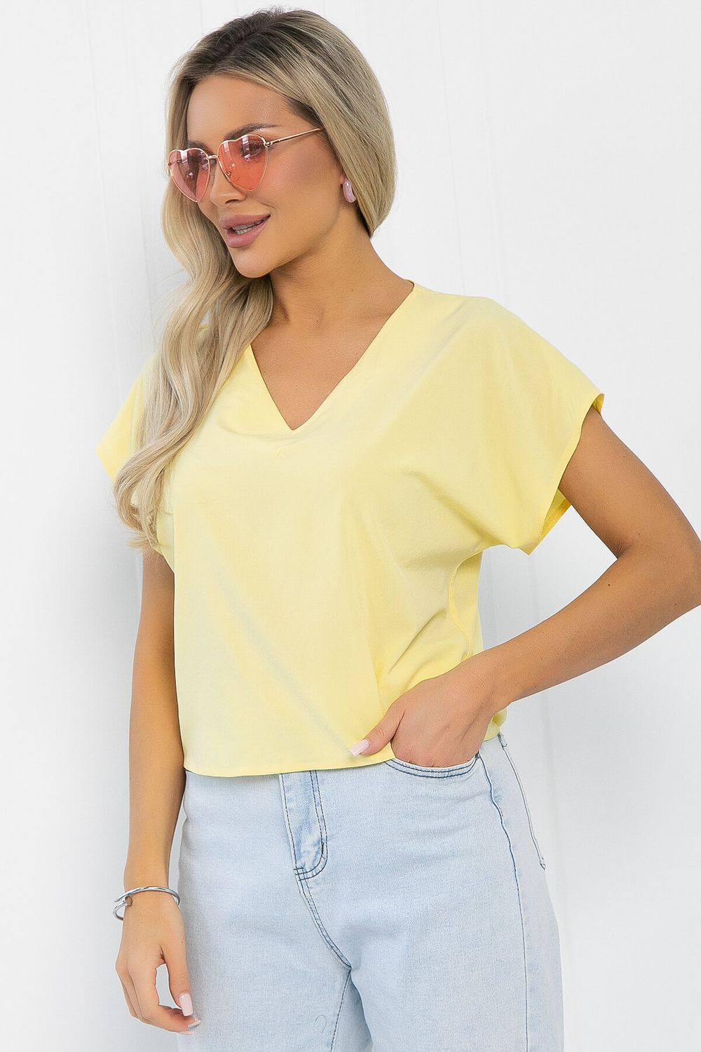 Блуза Джози (лимонная) Б12938-35М LT Collection