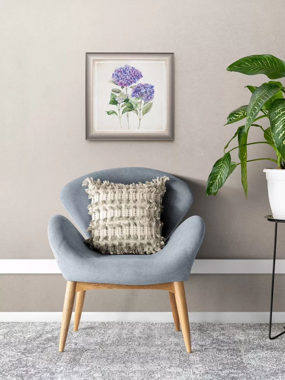 Картина на стену на холсте "Весенний прованс" 47*47 см