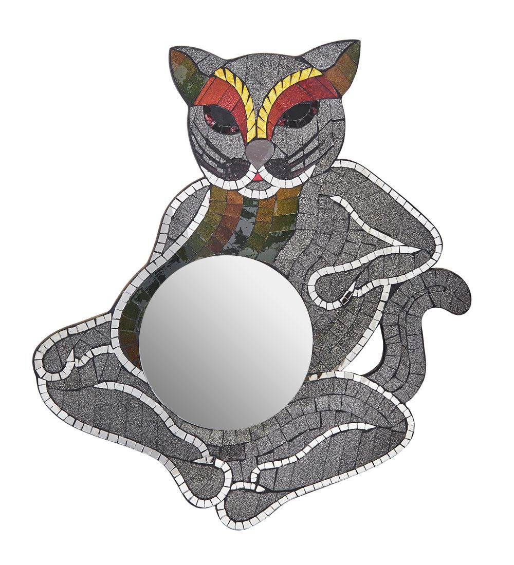 Decor and Gift 48-002-01 Панно «Кот» (мозаика, о.Бали)