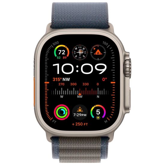 Умные часы Apple Watch Ultra 2 49mm Titanium Alpine Loop Blue Синий