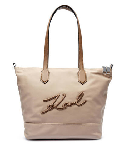 Сумка-шопер k/signature Karl Lagerfeld - бежевый(245W3031)