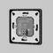 Кнопочная настенная панель 6-ти клавишная DALI Lighting control 721045