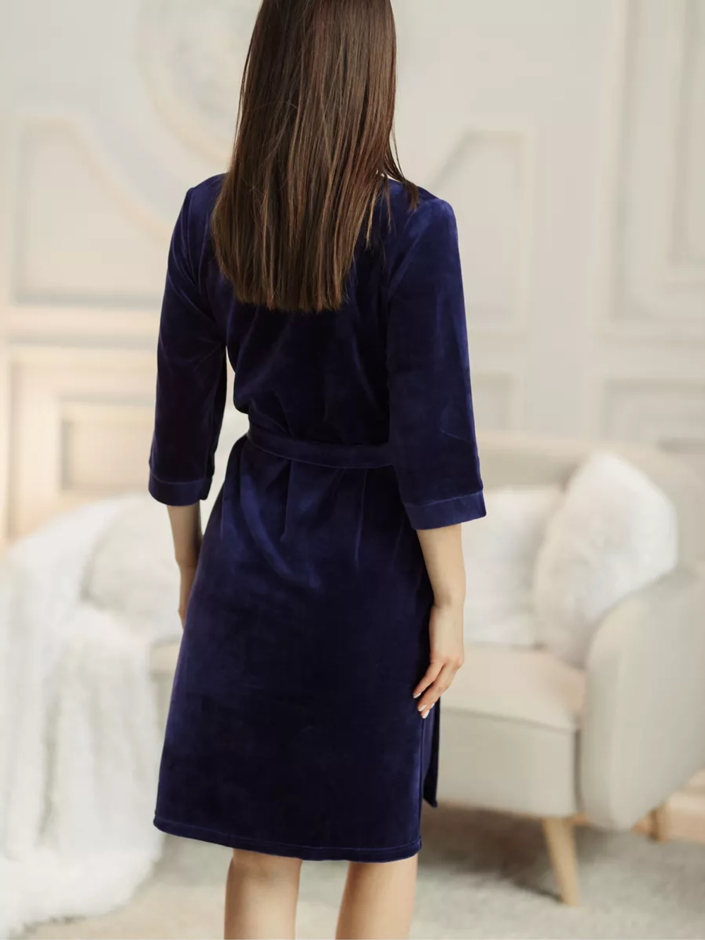 Халат домашний велюровый