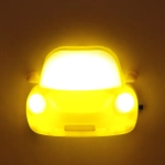 Ночник-светильник «Машинка» 9*7см 4LED 2W 220V, Желтый