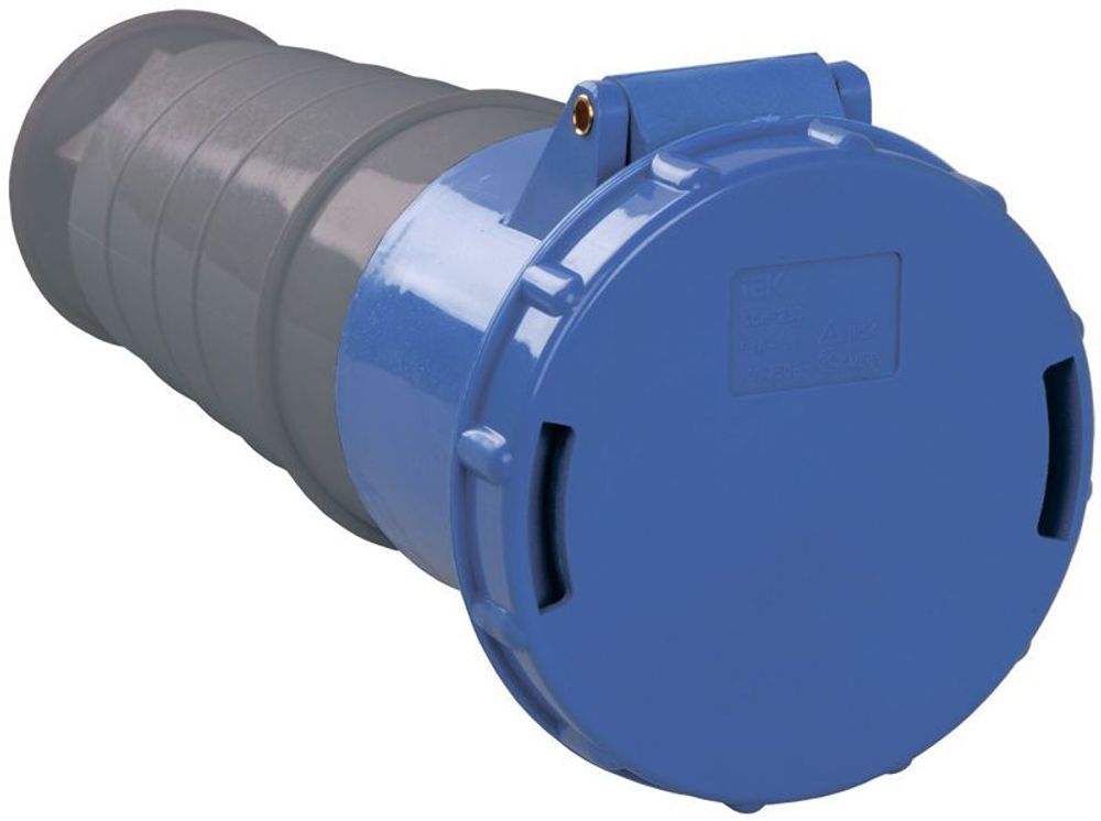Розетка кабельная 63А 220В 2P+PE ССИ-233 IP54 IEK PSR21-063-3 Розетка кабельная 63А 220В 2P+PE ССИ-233 IP54 IEK PSR21-063-3