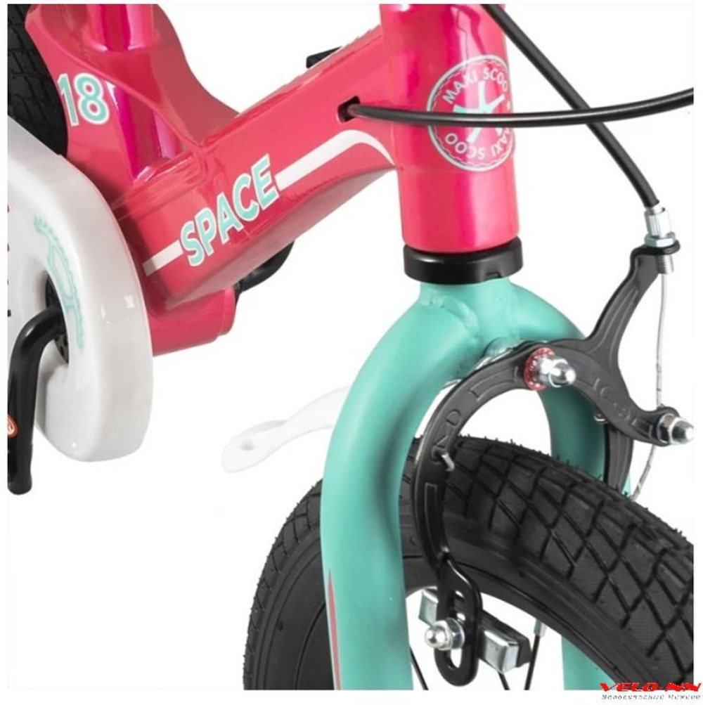 Велосипед 18" Maxiscoo Space  Делюкс (2021) Розовый