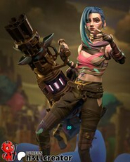 Джинкс Лига легенд аркейн Фигурка