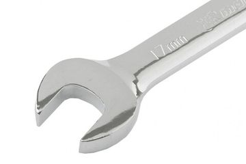 Ключ комбинированный трещоточный, 17мм, CrV, шарнирный, зерк.хром Matrix 14869
