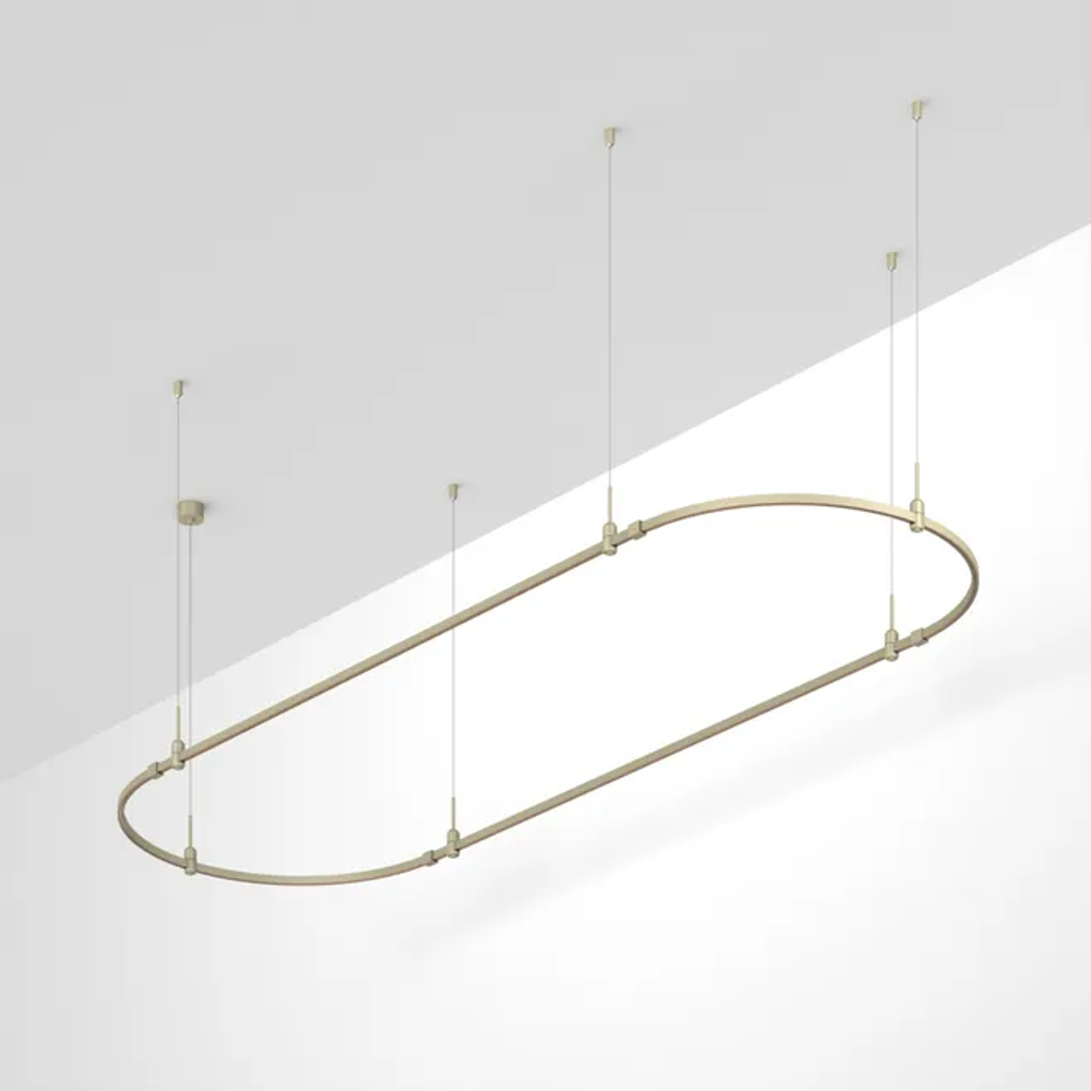 Основание ART-APRIORI-OVAL-HANG-3000x1000 (OG) (Arlight, IP20 Металл, 3 года) 054413