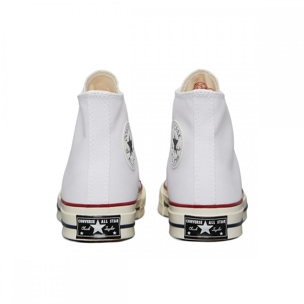 162056 ПОЛУБОТИНКИ КРОССОВЫЕ CHUCK 70 HI WHITE/GARNET/EGRET