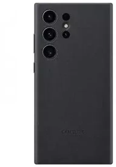 Чехол-накладка Leather Case S23 Ultra  Black